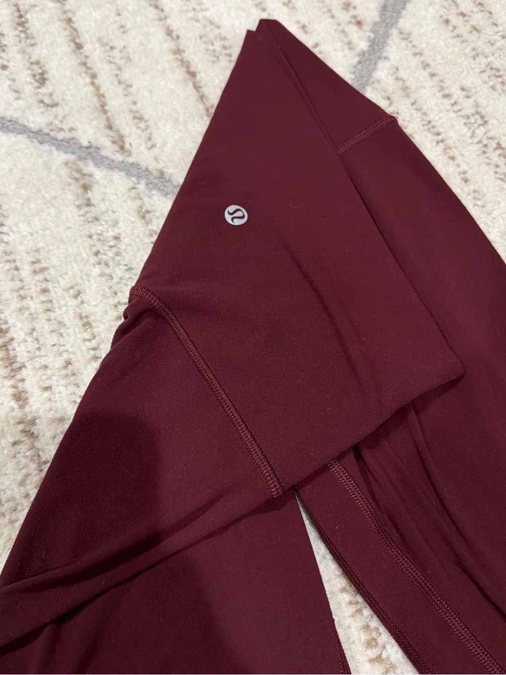 Lululemon Align High Rise Leggings Womens 4 Burgundy Pants Yoga Gym Training 28”